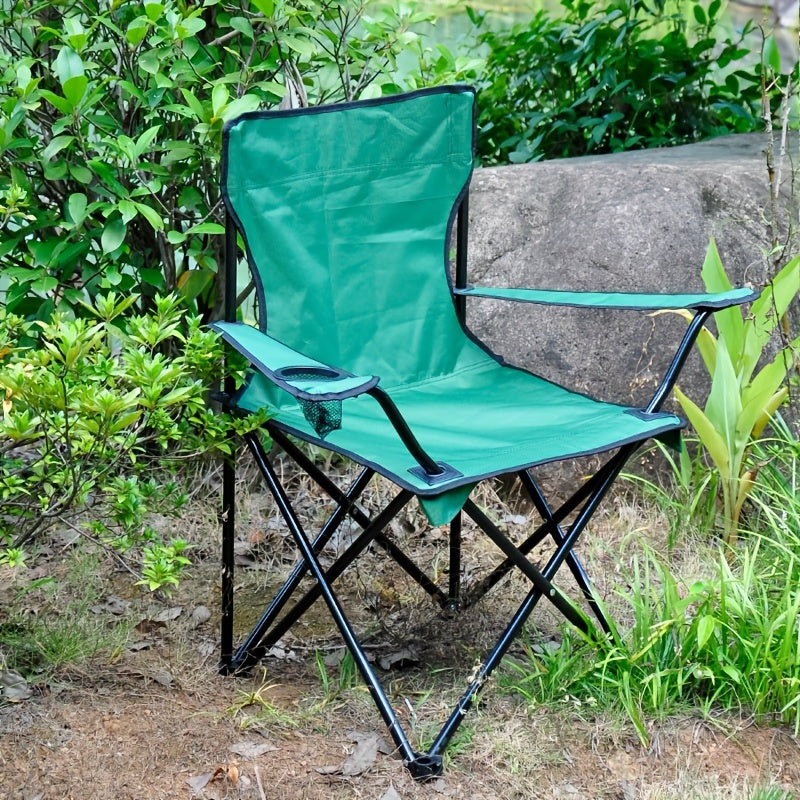 Camping Folding Chair with Cup Holder-1