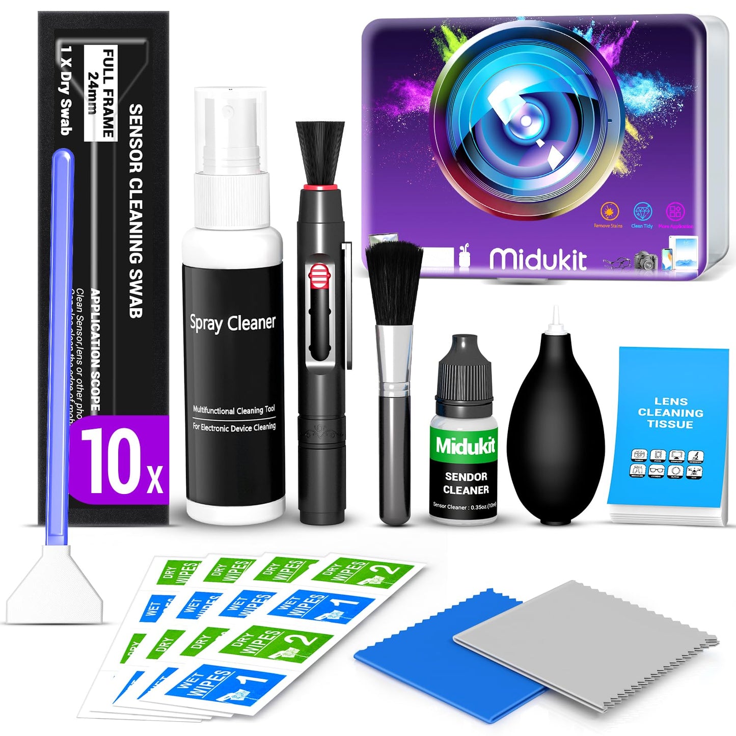 Camera Cleaning Kit, Camera Lens Cleaning Kit, Full Frame Sensor Cleaning Kit-0