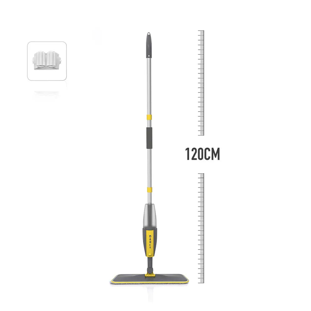 Magic Floor Cleaning Sweeper Brooms With Microfiber Pads 360° Rotation Flat Spray Floor Mop Broom For Cleaning Home Spin Mop-5