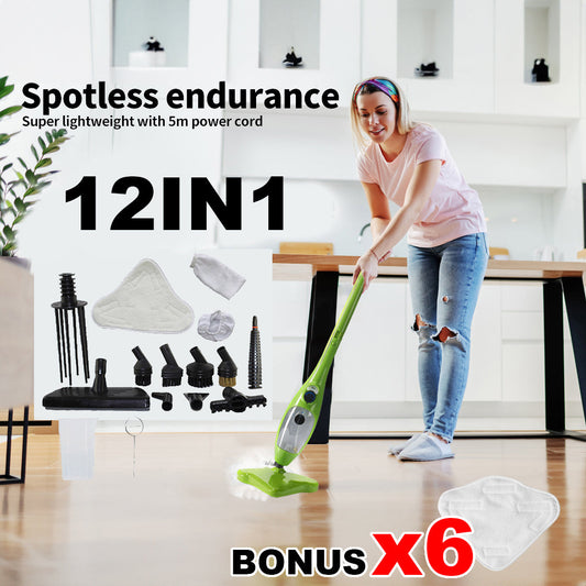 NNEDSZ Steam Mop Handheld Carpet Cleaner High Pressure Steamer Floor Cleaning 1300W-0