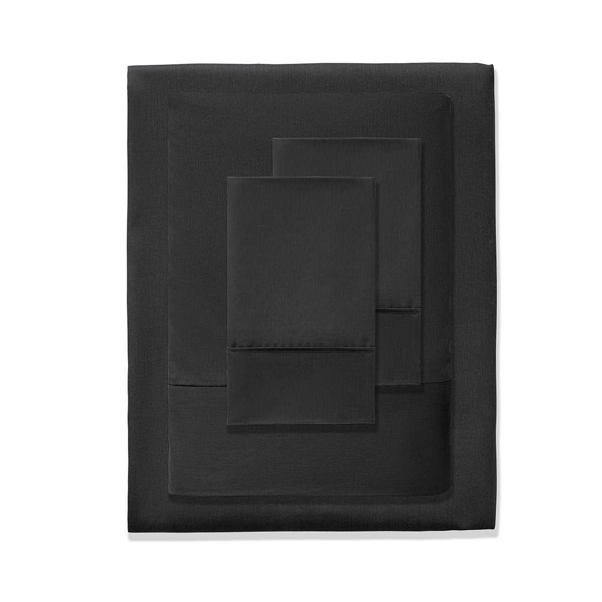 Accessorize 400TC Charcoal Bamboo Cotton Sheet Set 40cm Wall King Single-2